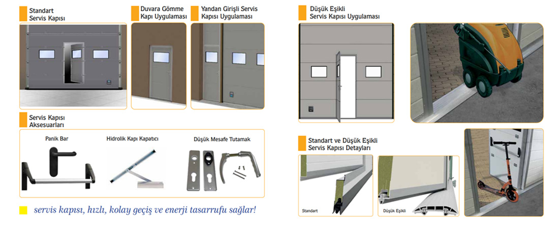 servis kapısı uygulama tipleri